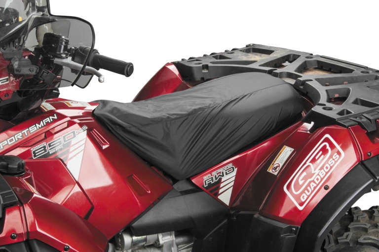 QuadBoss Universal ATV Black Seat Cover UV Resistant 555497