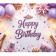 thumbnail image 4 of Decorative Design Happy Birthday Banner Colorful Balloons Birthday Celebration Photography Backdrop for Birthday Party Indoor Decoration Event Celebration, 4 of 8