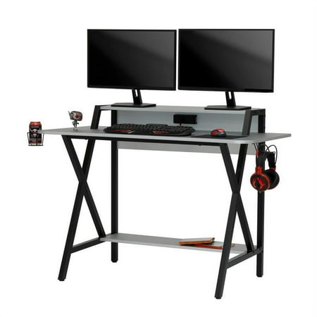SD Gaming - Challenger Curved Table - Racing Silver