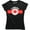 Black, variant on Canadian Maple Leaf - Canada National Flag Retro Football Women's T-Shirt
