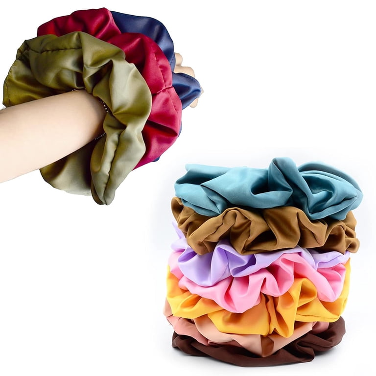Scrunchie Pack huge assortment 18 scrunchies colorful elastics hair ties New hair pretty main image 4