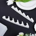 thumbnail image 4 of Plastic Adjustment Brackets for Chaise 5 Position Back Support Adjuster for Outdoor Patio Lounge Vertical Hook Rack for Recliner Parts Replacement White 253x39x17mm, 4 of 6