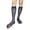 Red lines and green, variant on Mens Contrast Striped Sheer Dress Suit Socks High Stretch Comfortable Breathable Nylon Over the Calf Socks for Business