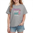 thumbnail image 4 of Juslio Boys Letter Pattern Shirts Crew Neck Casual Short, Sleeved Tops Comfortable Breathable T Shirts Sizes 2-18, 4 of 9