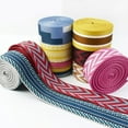 thumbnail image 4 of 5Meters 38mm Jacquard Webbing Tapes for Bag Strap Ethnic Ribbon Luggage Decor Sewing Bias Band DIY Belt Shoes Accessories, 4 of 5