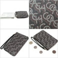thumbnail image 3 of Coach Women's Small Corner Zip Wristlet with Coach Monogram Print (Black), 3 of 3