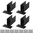thumbnail image 3 of Feimier 4pcs 2x4 Pergola Side Top Mount Bracket Upper Joint Timer Lumber Kit for Gazebo, 3 of 11