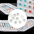 thumbnail image 3 of Interruptores mecánicos silenciosos táctiles lineales RGB LED SMD Sunnimix, 3 of 8
