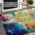 thumbnail image 2 of FREEAM Art Area Rug 3'x5', Vintage Music Note Polyester Area Rug Mat for Living Dining Dorm Room Bedroom Home Decorative, 2 of 6