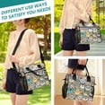 thumbnail image 5 of Cute Animal Faces Cooler Bag Lunch Bag Soft Cooler Cooling Tote Insulated Lunch Box for Adult Men Women, 5 of 6