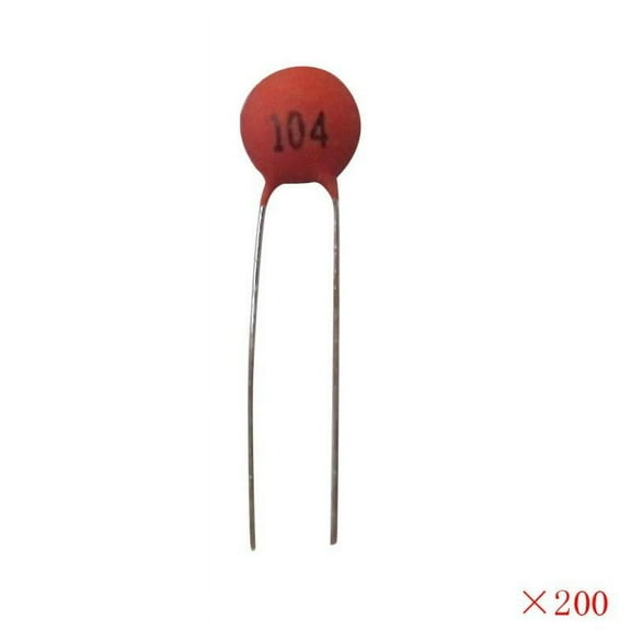 200pcs 104 Ceramic Capacitor 0.1 uf Assorted Kit Assortment Sets 50V
