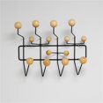 thumbnail image 1 of Modmade MM-CH-01-Wood-Black Bubble Mid Century Modern Coat Rack, Black & Natural, 1 of 1