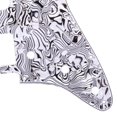 thumbnail image 3 of Placa de guitarra Yuyangstore SSH Golpeador de guitarra eléctrica negro, 3 of 8