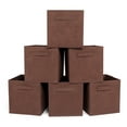 thumbnail image 2 of GoDecor 6Pcs Foldable Storage Collapsible Folding Boxes Clothes Organizer Fabric Home, 2 of 3