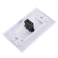 thumbnail image 4 of 3X 1 Puerto Panel Placa de Cara de Pared Cubierta Acoplador Extender de Salida 3D 1080P, 4 of 5