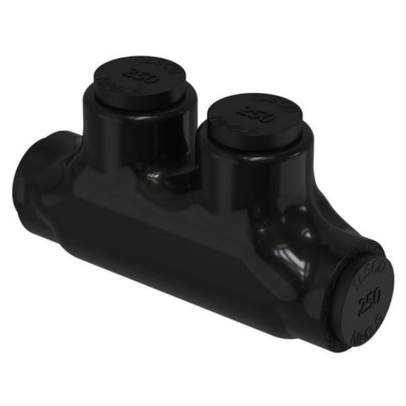 6-250 AWG Inline Splicer Reducer, Black