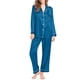 thumbnail image 1 of Pijama Prolriy para mujer, conjunto de manga larga con botones, ropa de dormir suave, ligera, cómoda, pantalones largos, ropa de estar en casa, conjuntos de pijama para mujer, conjuntos de estar en, 1 of 5