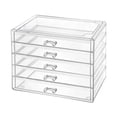 thumbnail image 1 of Organizador de cajones de acrílico transparente para joyas, vitrina multicapa para joyas 5 niveles, 1 of 8