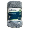 thumbnail image 6 of Your Zone Constellation Polyester Velvet Plush Glow In The Dark Throw Blanket, Twin/Full, 72" X 90", For Kids, 6 of 12