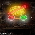 thumbnail image 4 of Glowneon Dim Sum with Sauce Neon Sign, Chinese Dim Sum Shop Wall Art, 4 of 5
