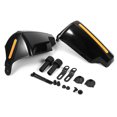 thumbnail image 1 of BR 1 par de protectores de manos universales para motocicleta, protectores de manos con patrón, color negro, 1 of 6