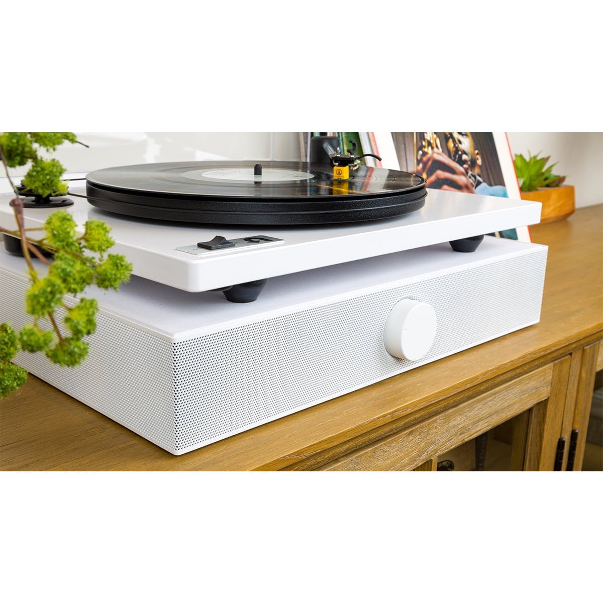 Buy Andover Audio SpinBase Turntable Speaker System (White) Online at