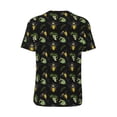 thumbnail image 3 of Balery Bee Floral Baseball Jersey for Men Casual Button Down Shirts Short Sleeve Active Team Sports Uniform-Small, 3 of 9