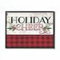 thumbnail image 3 of Stupell Industries Cheer Rouge à Carreaux de Noël Design Encadré, 16 x 20, Multicolore, 3 of 4