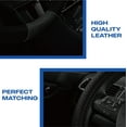 thumbnail image 2 of Skechers Air Cooled Memory Foam Steering Wheel Cover, Breathable Comfort Grip, Soft Leather, All-Season Fit for Cars, SUVs, and Trucks Hot Black, 2 of 7