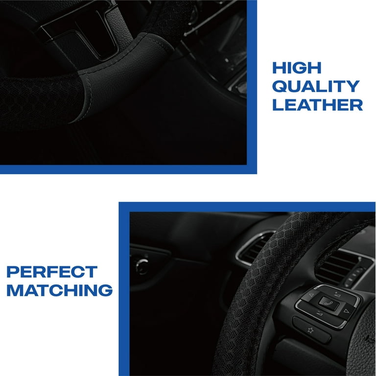 Skechers Air-Cooled Memory Foam Steering Wheel Cover, Black photo 2