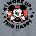 thumbnail image 3 of Disney - Mickey & Friends - Mickey Mouse - I Woke Up This Happy - Wink - Women's Racerback Tank Top, 3 of 5