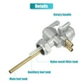 thumbnail image 4 of Motorcycle Fuel Valve Petcock with Male Thread for Kawasaki H1 III 1969-1975 for Kawasaki H2 IV, 4 of 6