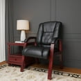 thumbnail image 4 of Boss Office Products Mid Back Wooded Guest Chair, 4 of 4