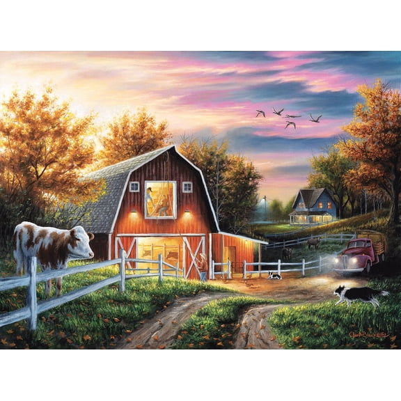 SUNSOUT INC - Living the Good Life - 300 pc Jigsaw Puzzle by Artist: Chuck Black - Finished Size 18" x 24" - MPN# 55164