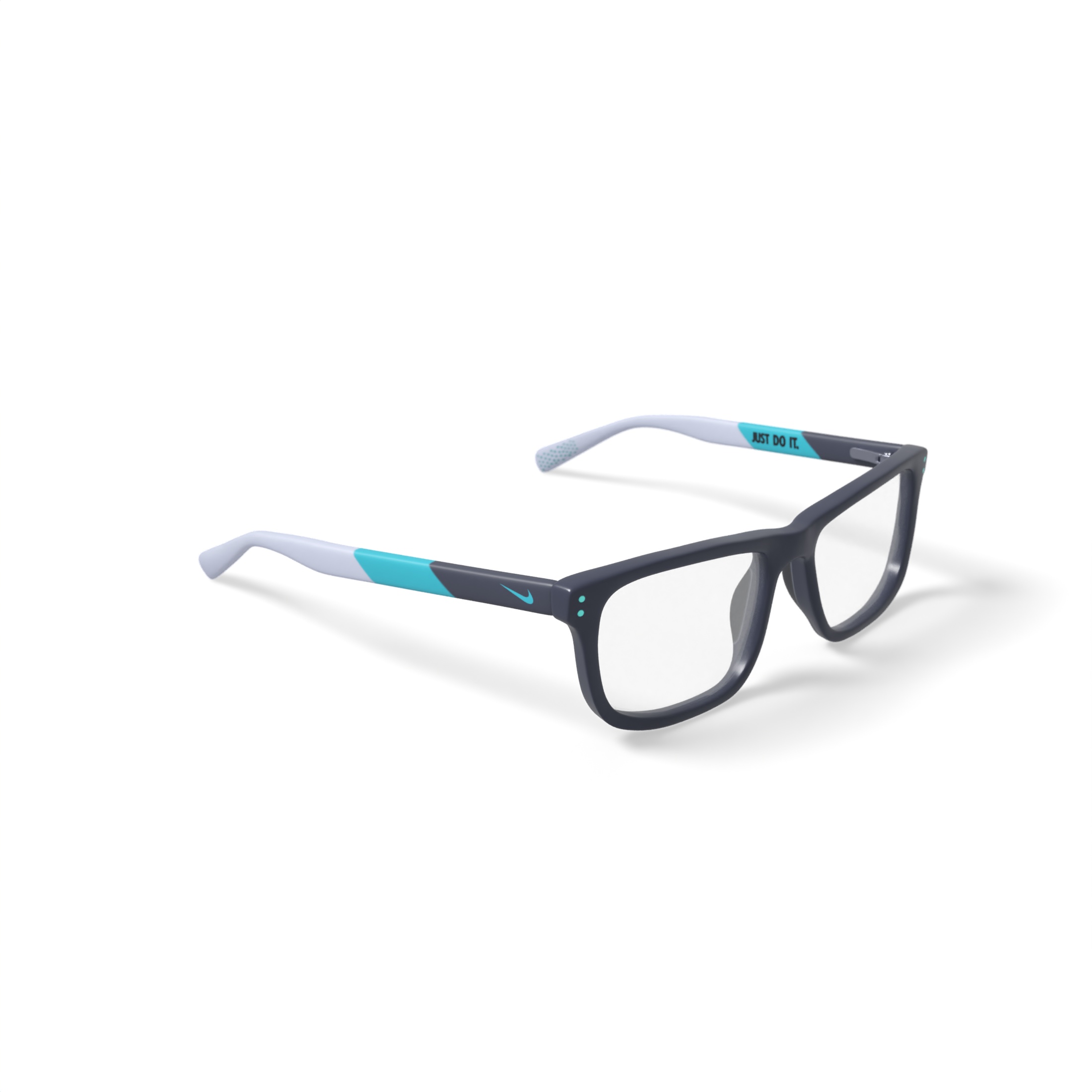 Nike Youth 5536G Prescription Eyeglasses with Case, Grey Crystal