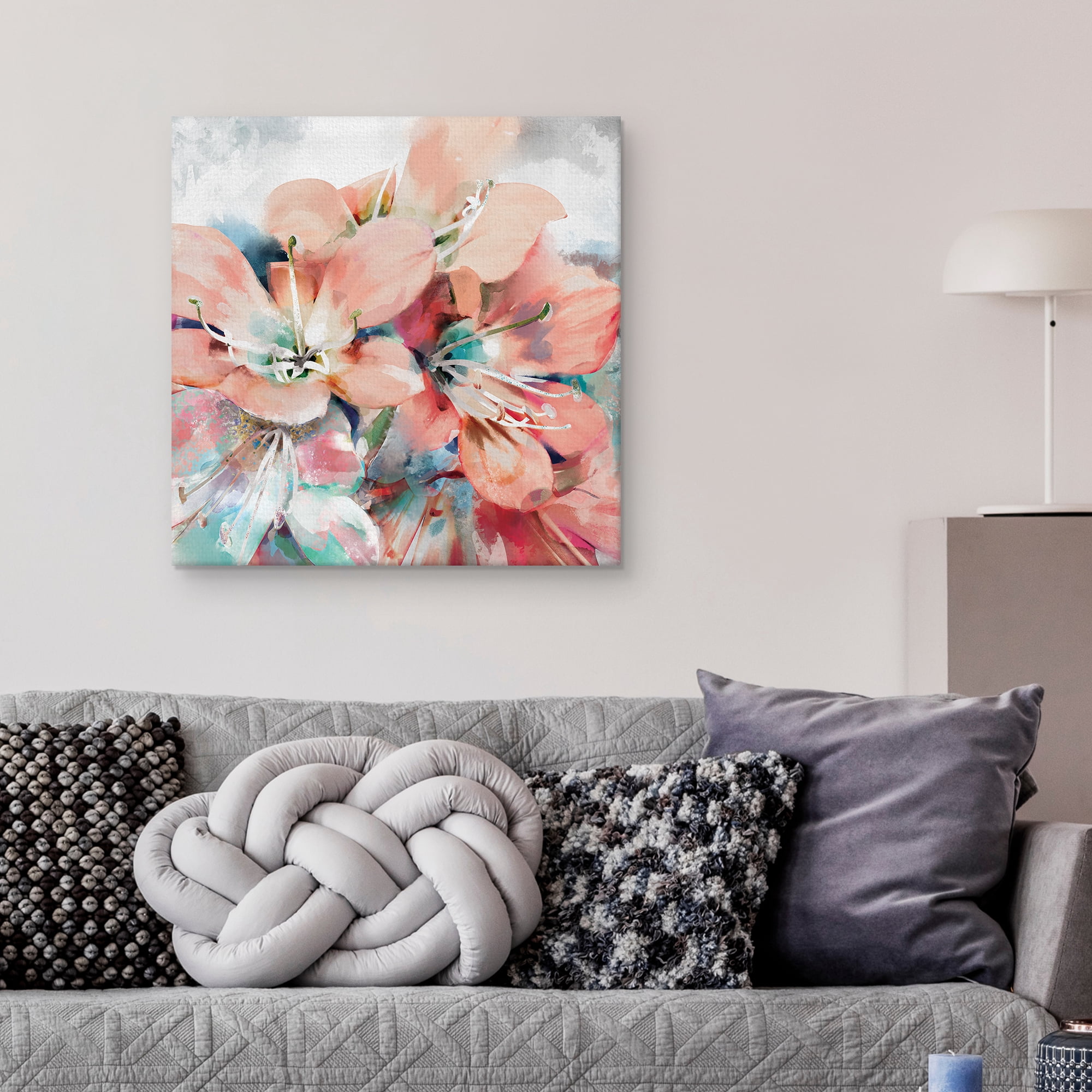 Summer Garden Square by Studio Arts Canvas Art