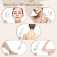 thumbnail image 7 of Facial Gua Sha Tools, 2PCS 304 Stainless Steel Face Gua Sha Beauty Tools, Promote Circulation & Tighten the Skin, Face Scraper Massagers for Face, Eyes, Legs, Lymphatic Drainage Massage Tools, 7 of 7