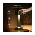 thumbnail image 5 of Bell + Howell 2 Pack Chelsea Small Table Lamp, Touch Lamps for Bedroom, LED Rechargeable Lamp, Cordless Lamp Great for Gifting, Small Lamps for Bedroom, Lamps for Living Room, Home Décor, Silver, 5 of 7