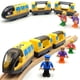 thumbnail image 1 of Juego de Tren Locomotora Que Funciona con Pilas para Vías de Tren de Madera, Conexión Magnética, Potente Juego de Tren Bala de Motor Compatible con Thomas, Brío, Melissa y Doug, Juguetes, 1 of 8