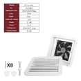 thumbnail image 2 of 12V 4W Fridge Vent With Fan For RV Trailer Caravan Side Air Strong Wind Exhaust Automobile Accessories Car Styling Camper ,Easy Operate, 2 of 7