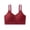 Wine, variant on Bixock Sport Bra for Women Wireless Bra Plus Size Bra Thin Cups Side Coverage Wide Straps Comfortable Everyday Women Under Wear