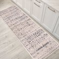 thumbnail image 3 of My Texas House Delilah 1'11" X 7'6" Light Grey Geometric Runner Rug, 3 of 8