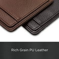 thumbnail image 4 of Encased Airtag Wallet for Men, PU Leather Card Holder Compatible with Apple Airtag (Black), 4 of 7
