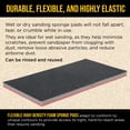thumbnail image 5 of Dura-Gold 2000 Grit 5" x 2-3/4" Sanding Sponges, Box of 10 - Performance Hook & Loop Wet or Dry Flexible Sandpaper Sponge Pads - For Hand Sanding Blocks, Palm Sanders - Polish Metal, Auto Paint, Wood, 5 of 6