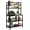 Black, variant on Tribesigns 5-Tier Kitchen Baker's Rack, Microwave Stand Utility Storage Shelf with Hutch