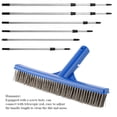 thumbnail image 6 of Khall Swimming Pool Steel Brush,10in Swimming Pool Steel Brush Bottom Walls Cleaning Supplies for Pond Hot Spring,Steel Brush, 6 of 8