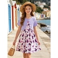 thumbnail image 6 of Lanbubble Girls Dresses Sleeveless Summer Dress with Cardigan for Kids Casual, 5-6 Years, 6 of 6