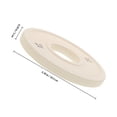 thumbnail image 2 of HAKIDZEL 1Pcs Plaque de Poids en Caoutchouc Équipement de Gym pour Musculation Forme Ronde Ivoire 5.7X5.7X0.4In, 2 of 8