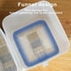 thumbnail image 4 of Dispensador de arroz cilíndrico para organización de despensa de cocina,gran contenedor de almacenamiento de granos con tapa para cereales,soja y maíz,cubo hermético para alimentos secos para, 4 of 8