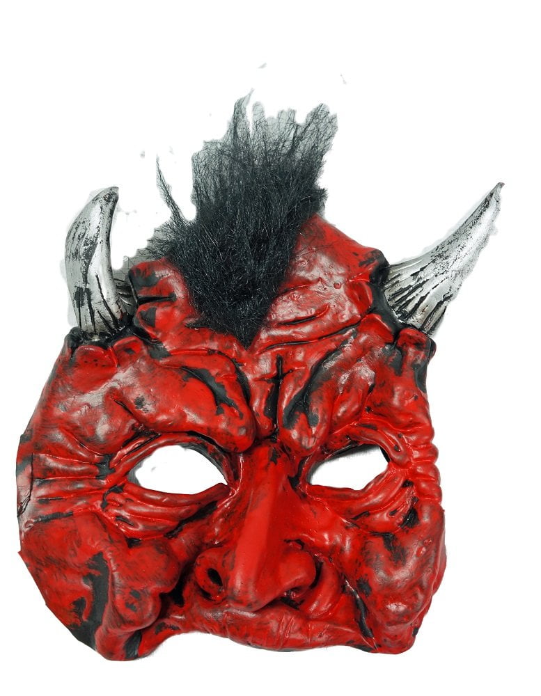 Halloween Clown Latex Devil Mask Face Party Costume Scary Dress Props Joke Toy 